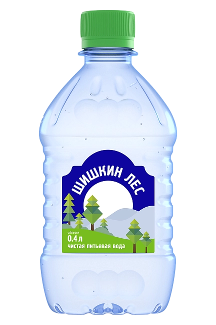 Вода питьевая "Шишкин лес" 0,4л